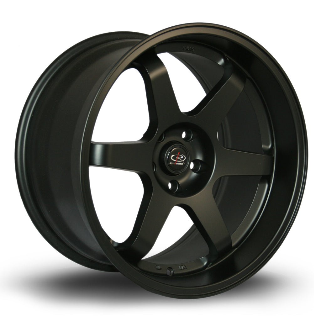 Cerchio in Lega Rota Grid 19x10.5 5x114.3 ET20 Flat Black