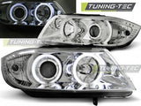 Fari Anteriori ANGEL EYES CCFL CHROME per BMW Serie 3 E90/E91 03.05-08.08