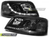 Fari Anteriori DAYLIGHT Neri per VW T5 04.03-08.09