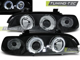 Fari Anteriori ANGEL EYES Neri per BMW Serie 5 E39 09.95-06.03