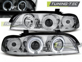 Fari Anteriori ANGEL EYES CHROME per BMW Serie 5 E39 09.95-05.03