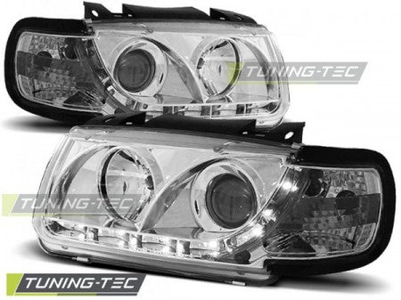 Fari Anteriori DAYLIGHT CHROME per VW POLO 6N 10.94-09.99 HATCHBACK