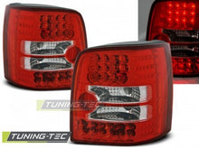 Carica l&#39;immagine nel visualizzatore di Gallery, Fanali Posteriori LED Rossi Bianchi per VW PASSAT B5 11.96-08.00 VARIANT