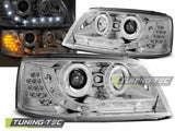 Fari Anteriori DAYLIGHT CHROME per VW T5 04.03-08.09