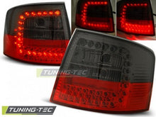 Carica l&#39;immagine nel visualizzatore di Gallery, Fanali Posteriori LED Rossi SMOKE per AUDI A6 C5 05.97-05.04 AVANT