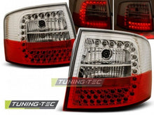 Carica l&#39;immagine nel visualizzatore di Gallery, Fanali Posteriori LED Rossi Bianchi per AUDI A6 C5 05.97-05.04 AVANT