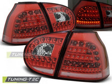 Carica l&#39;immagine nel visualizzatore di Gallery, Fanali Posteriori LED Rossi Bianchi per VW GOLF MK5 10.03-09