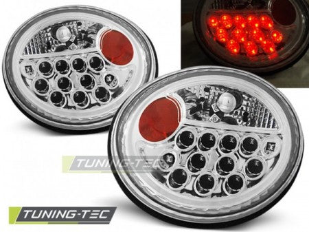 Fanali Posteriori LED CHROME per VW NEW BEETLE 10.98-05