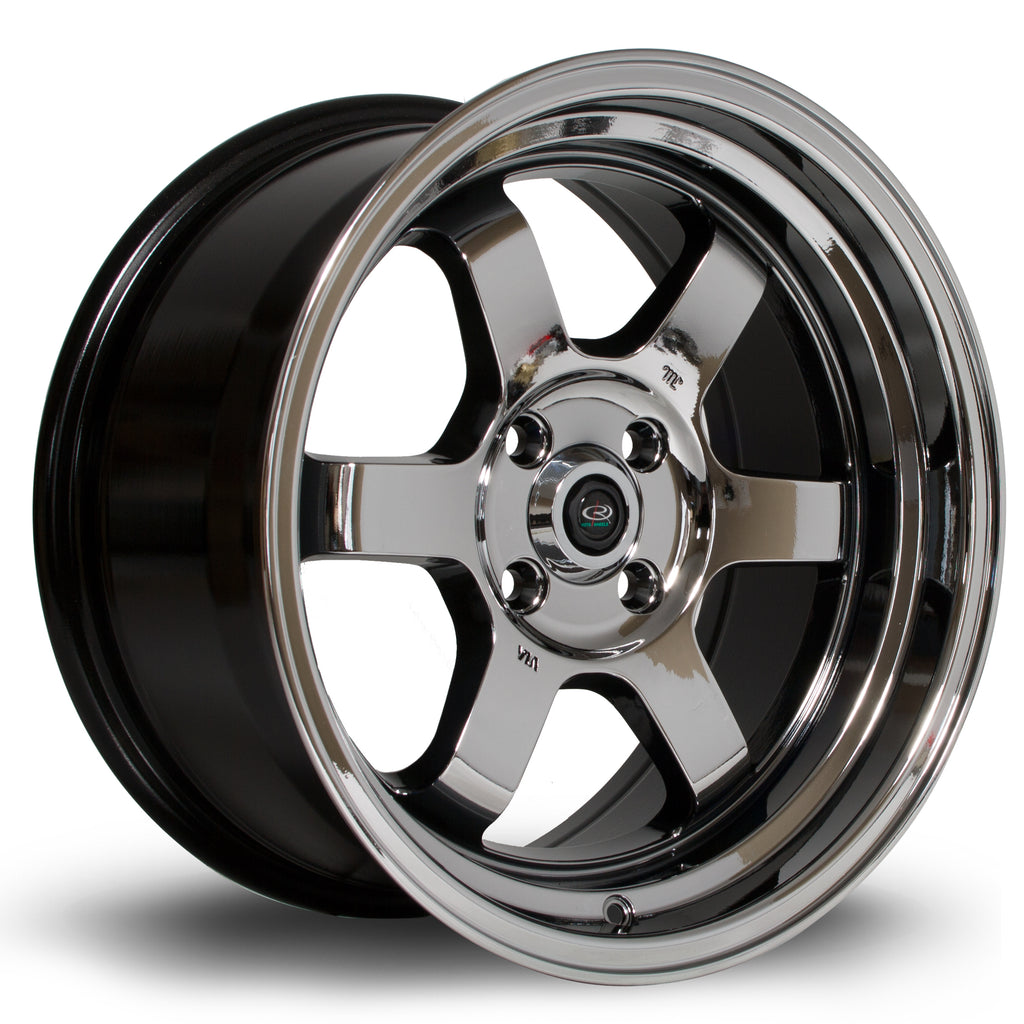 Cerchio in Lega Rota Grid V 16x8 4x100 ET20 Hyper Black