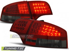 Fanali Posteriori LED Rossi SMOKE per AUDI A4 B7 11.04-11.07 SEDAN