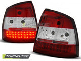 Fanali Posteriori per OPEL ASTRA G 09.97-02.04 Rossi Bianchi LED