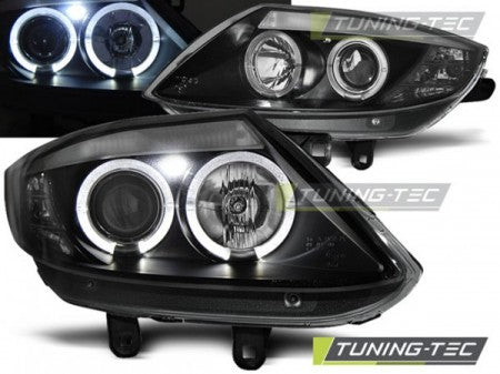 Fari Anteriori ANGEL EYES Neri per BMW Z4 E85 E86 02-08