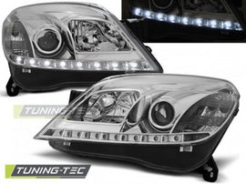 Fari Anteriori per OPEL ASTRA H 03.04-09 3.5D DAYLIGHT CHROME