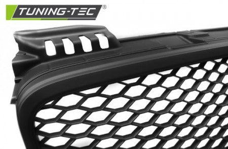 Griglia Anteriore Senza Badge Per Audi A4 B7 2004-2009 - Nero Cromato, Aftermarket
