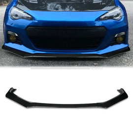 Lip Paraurti Anteriore Nero in Plastica ABS Subaru BRZ Pre Facelift