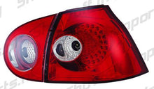 Carica l&#39;immagine nel visualizzatore di Gallery, VW Golf MK5  03+ Fanali Posteriori a LED Rossi/Trasparenti