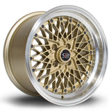 Cerchio in Lega Rota OS Mesh 15x8 4x100 ET20 Gold Polished Lip