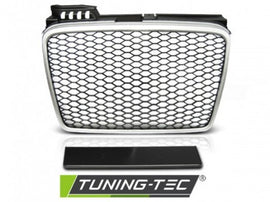 Griglia Sportiva Argento per AUDI A4 (B7) 11.04-03.08