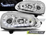 Fari Anteriori DAYLIGHT CHROME per VW GOLF MK5