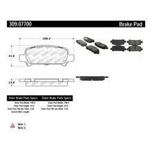 Carica l&#39;immagine nel visualizzatore di Gallery, Pasticche posteriori Stoptech Sport Subaru Impreza GT 2.0 Turbo (GC8) (218HP/160KW) 1992 - 2000
