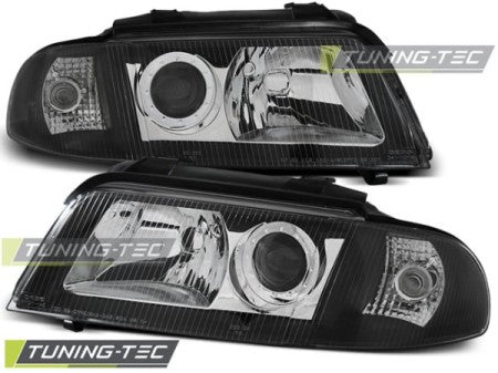 Fari Anteriori Neri per AUDI A4 B5 01.99-11.00