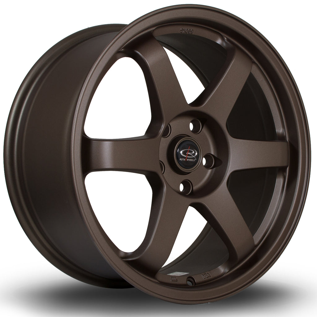 Cerchio in Lega Rota Grid 18x8.5 5x114.3 ET44 Bronze