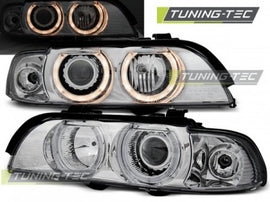 Fari Anteriori ANGEL EYES CHROME per BMW Serie 5 E39 09.95-06.03