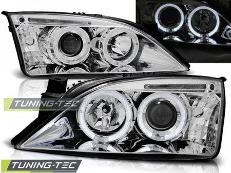 Fari Anteriori per FORD MONDEO 09.00-05.07 ANGEL EYES CHROME