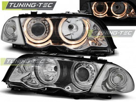 Fari Anteriori ANGEL EYES CHROME per BMW Serie 3 E46 05.98-08.01 S/T