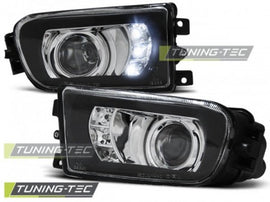 Fari Fendinebbia Neri LED per BMW Serie 5 E39 09.95-06.03 / Z3 96-02
