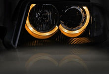 Load image into Gallery viewer, Fari Anteriori ANGEL EYES Neri per VW PASSAT 3BG B5 FL 09.00-03.05