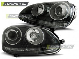 Fari Anteriori SPORT Neri per VW GOLF MK5 10.03-09