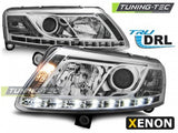 Fari Anteriori XENON TRUE DRL CHROME per AUDI A6 C6 04.04-08