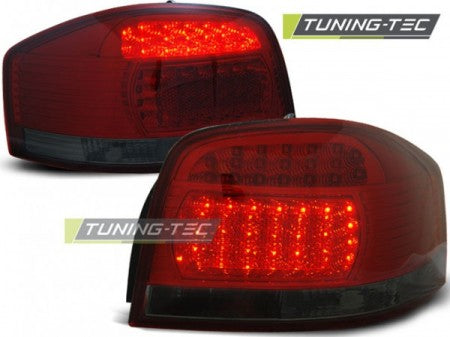 Fanali Posteriori LED Rossi SMOKE per AUDI A3 8P 05.03-08