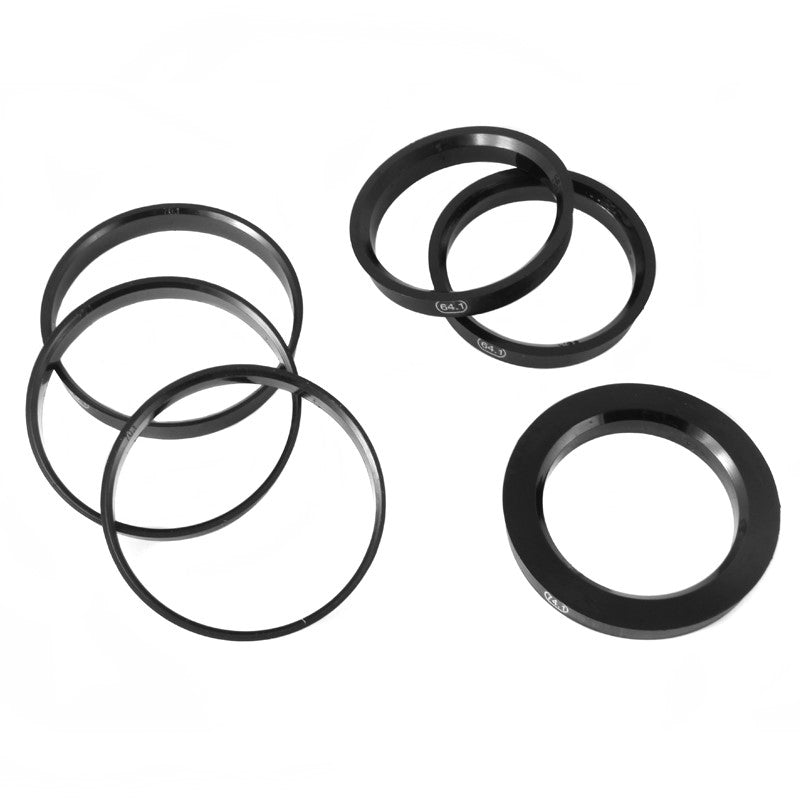 Kit of 4 plastic centering rings 70.4-54.1