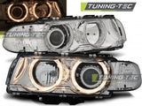 Fari Anteriori ANGEL EYES CHROME per BMW Serie 7 E38 09.98-07.01