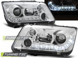 Fari Anteriori DAYLIGHT CHROME per VW BORA 09.98-05.05