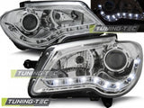 Fari Anteriori DAYLIGHT CHROME per VW TOURAN 06-10