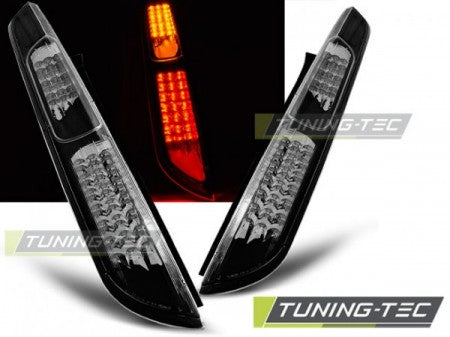 Fanali Posteriori per FORD FOCUS MK2 08-10 HB Neri LED