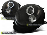 Fari Anteriori ANGEL EYES Neri per BMW MINI R56(COOPER) 06-14