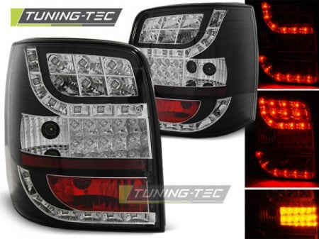 Fanali Posteriori LED Neri Indicatori LED per VW PASSAT B5 96-00 VARIANT