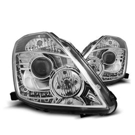 Nissan 350Z 03-09 DRL Set Fari Anteriori Chrome Xenon