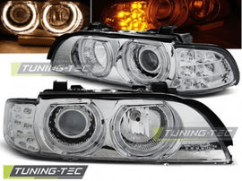Fari Anteriori ANGEL EYES CHROME Indicatori LED per BMW Serie 5 E39 09.95-06.03