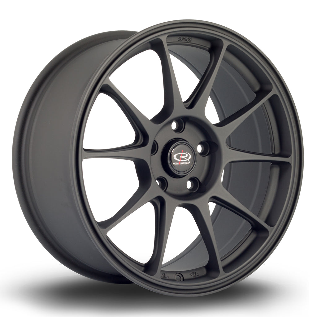 Cerchio in Lega Rota Titan 18x8.5 5x100 ET44 Flat Black