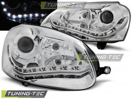 Fari Anteriori DAYLIGHT CHROME per VW GOLF MK5