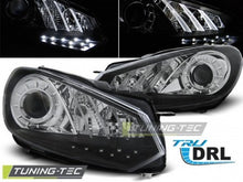 Carica l&#39;immagine nel visualizzatore di Gallery, Fari Anteriori TRUE DRL Neri per VW GOLF MK6 10.08- 12