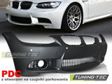 Paraurti Anteriore Sportivo STYLE con Fori Sensori di Parcheggio per BMW Serie 3 E92 06-09