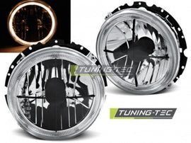 Fari Anteriori ANGEL EYES CHROME per VW GOLF MK1 05.74-07.83