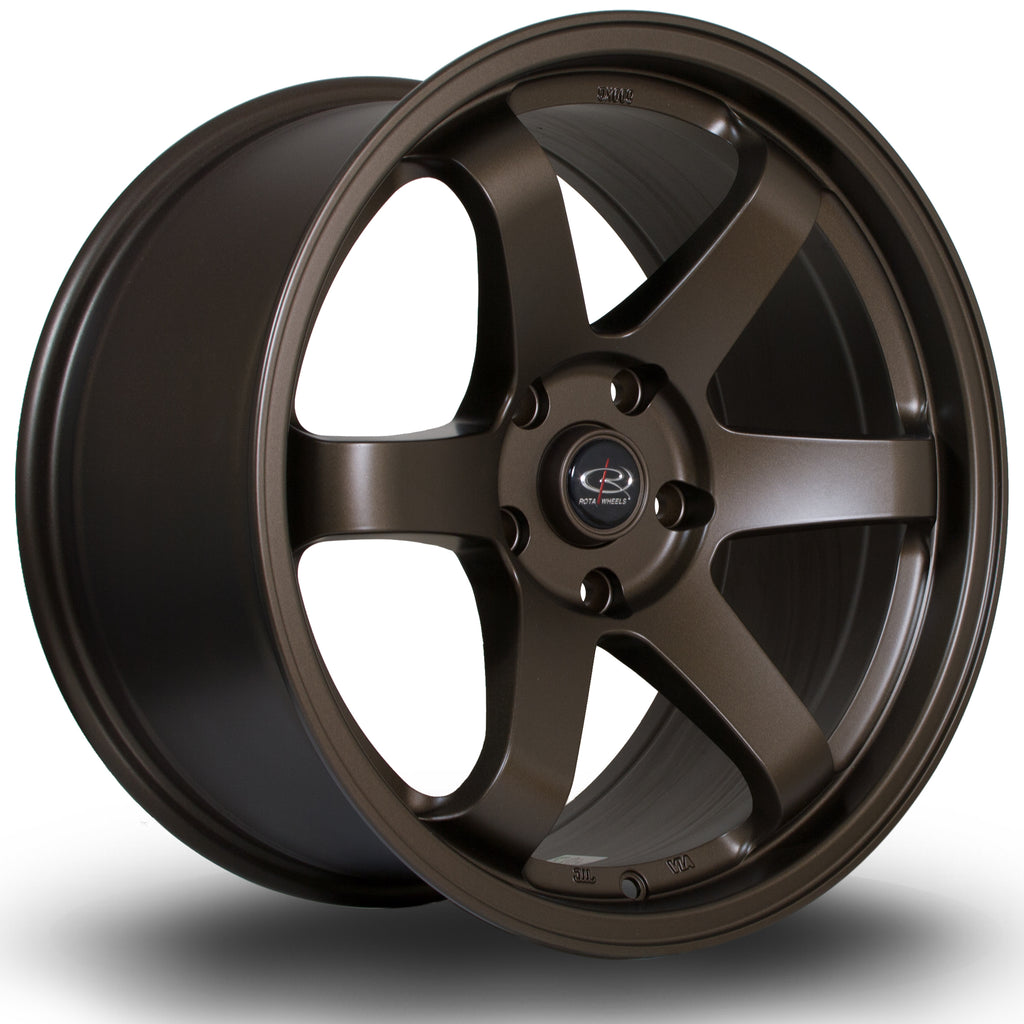 Cerchio in Lega Rota Grid 18x9.5 5x120 ET35 Bronze