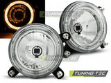 Fari Anteriori ANGEL EYES CHROME per VW GOLF MK1 / GOLF MK2